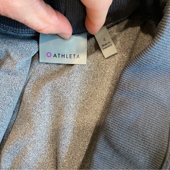 Athleta Lined Capri Joggers - 4 - Gray - Picture 6 of 8